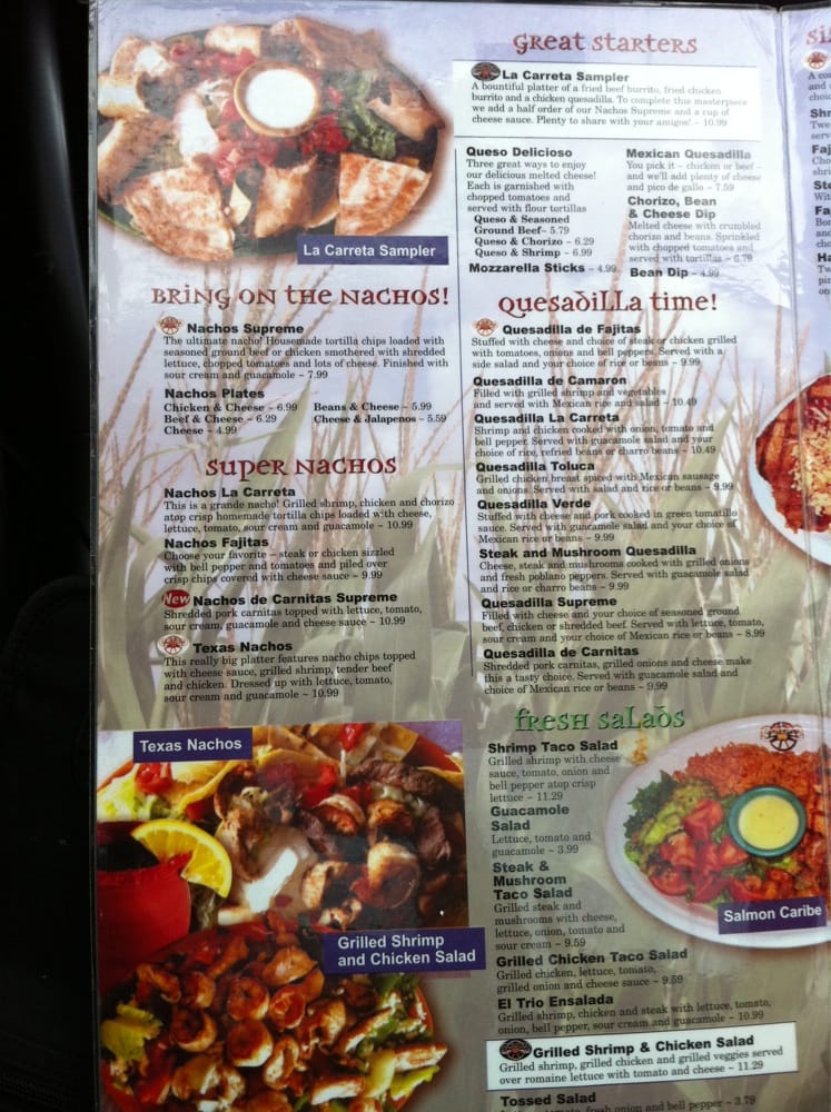 La Carreta Restaurant & Bar Menu - Image 5